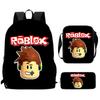Roblox Printed Backpack, Children'S And Elementary School Bags