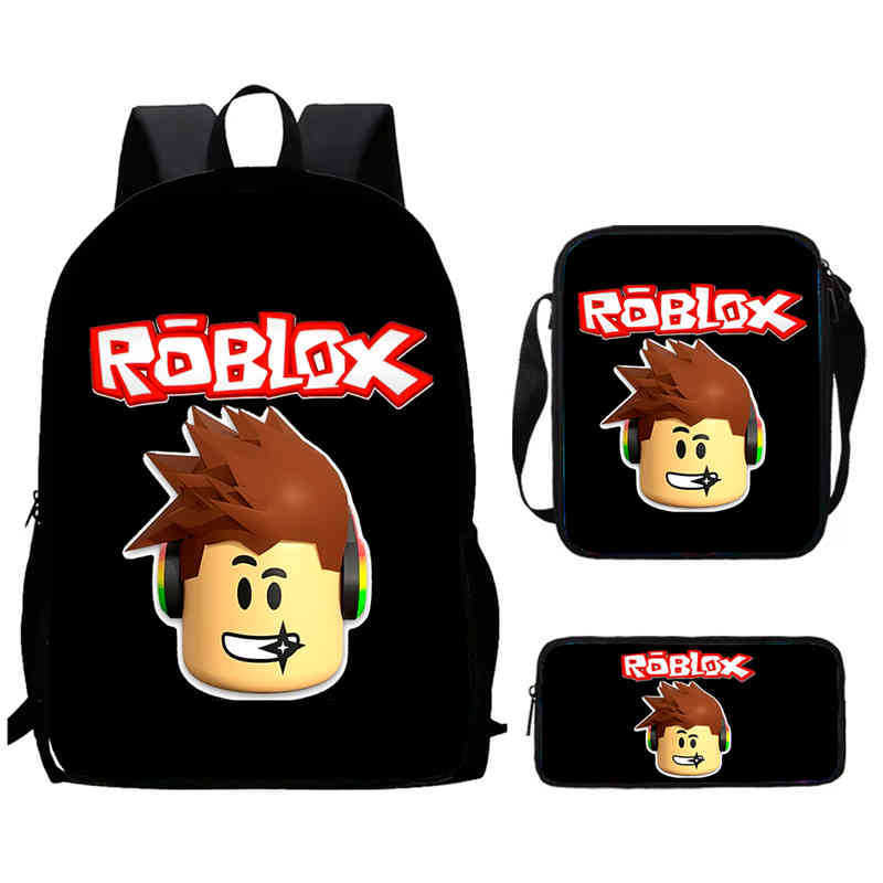 Roblox Printed Backpack, Children'S And Elementary School Bags