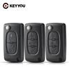 For Citroen C2 C3 C4 C5 Berlingo Xsara Picasso For Peugeot 306 407 807 Ce0523 Ce0536 2/3/4Bnt Flip Remote Car Key Shell