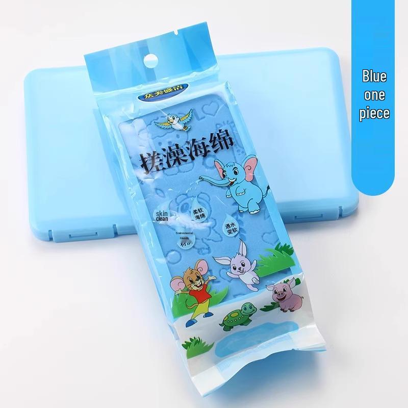 Infant & Toddler Cotton Bath Towel: Gentle Double-Sided Cleaner for Baby
