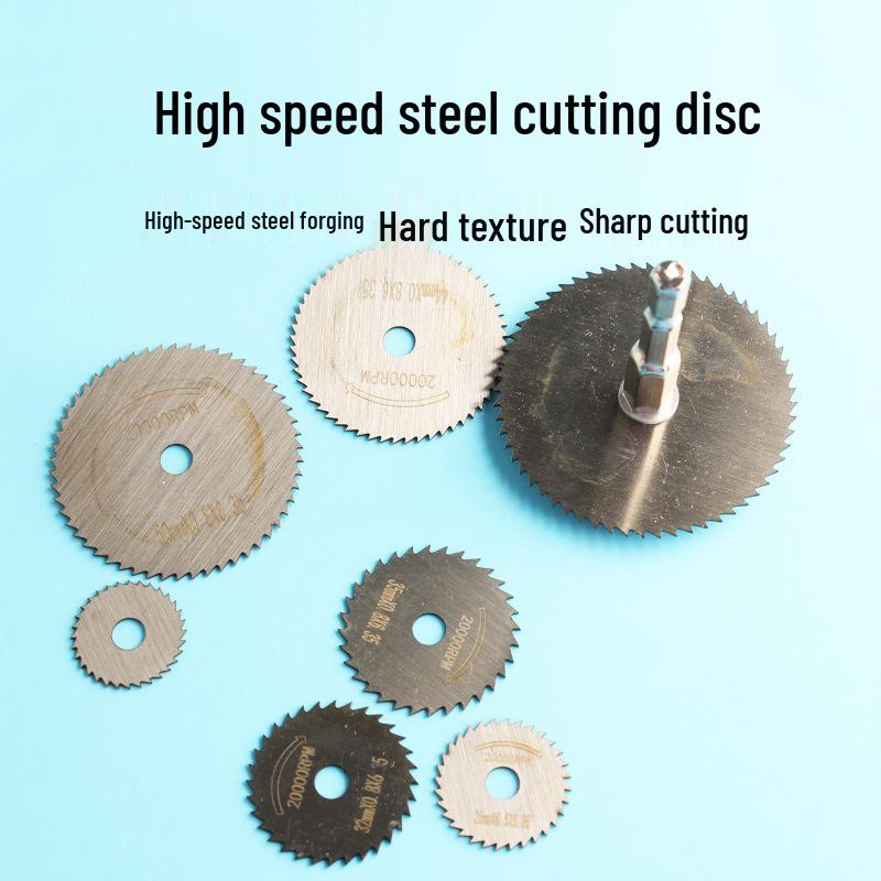 Hex Shank Electric Screwdriver Small Circular Saw Blade - High Speed Steel for Drills