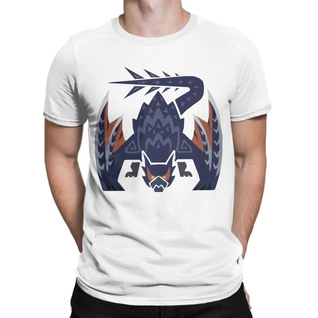 Nargacuga Monster Hunter T-Shirt for Men Creative 100% Cotton Tees Crewneck Short Sleeve T Shirts Summer Tops