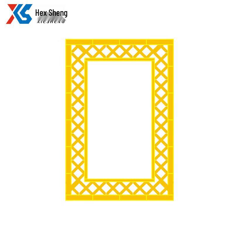 Fire Lane No Parking Grid Stencil Set