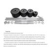 Guyang 50KG Adjustable Dumbbell Barbell Combination Set