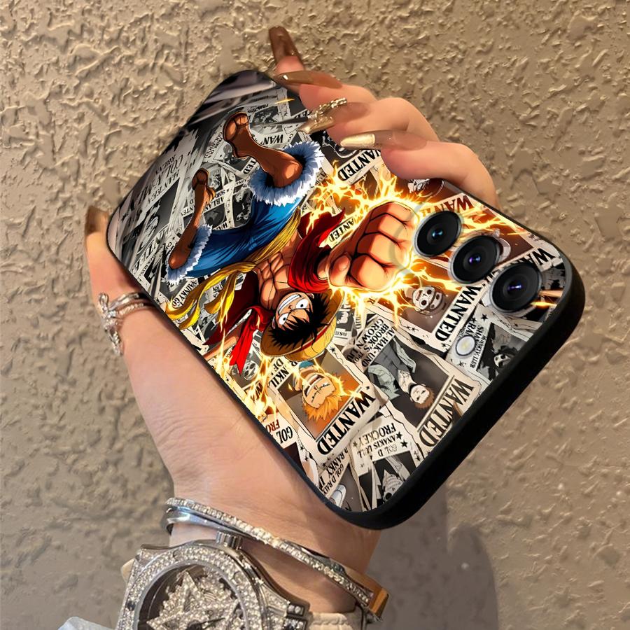 Ones Pieces Luffy Case for Samsung Galaxy S9 S25 Ultra S23 FE S20 S22 S24 Plus S21 Funda Phone Cover
