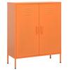 vidaXL Lagerschrank Orange 80x35x101,5 Cm Stahl
