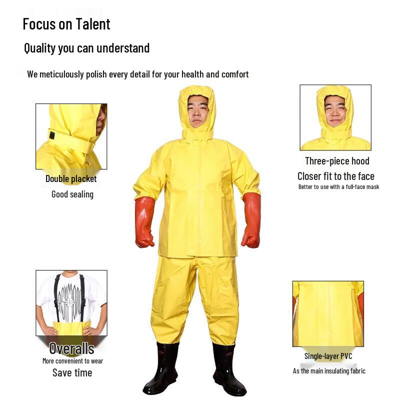 Wanpudun Electrical Insulation Protective Suit One Size (170-185cm)