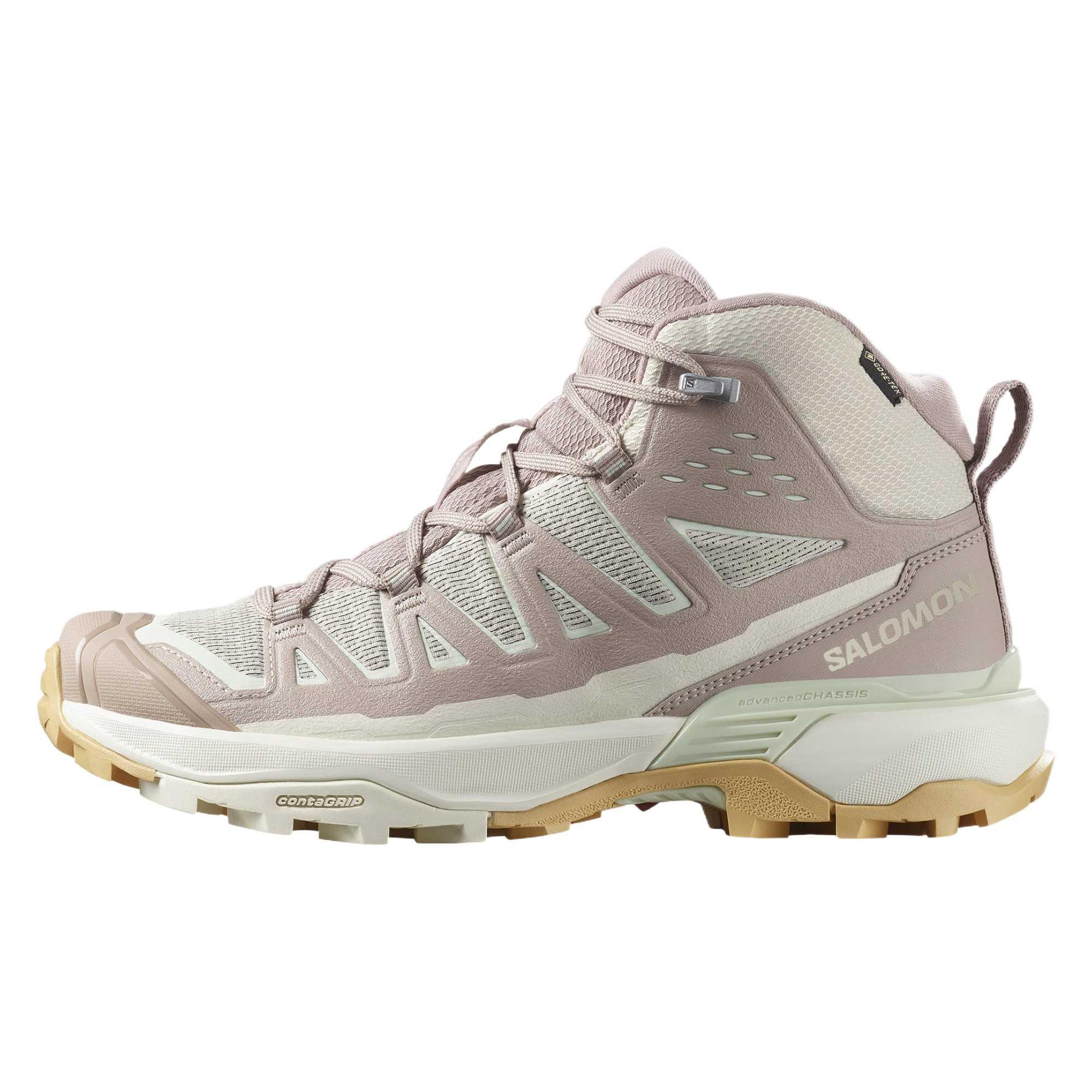 

SALOMON X Ultra 360 Edge Удобные Универсальные Водонепроницаемые Полуботинки для Хайкинга Унисекс Обувь для Хайкинга Розовый Серый Зеленый 478163 37⅓