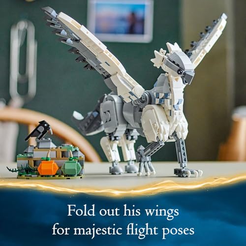 LEGO Harry Potter Buckingham Palace Hippogriff Collectible Toy, Magical Creature Figure, Fun Harry Potter Toy, Harry Potter-Themed Birthday Gift for 9