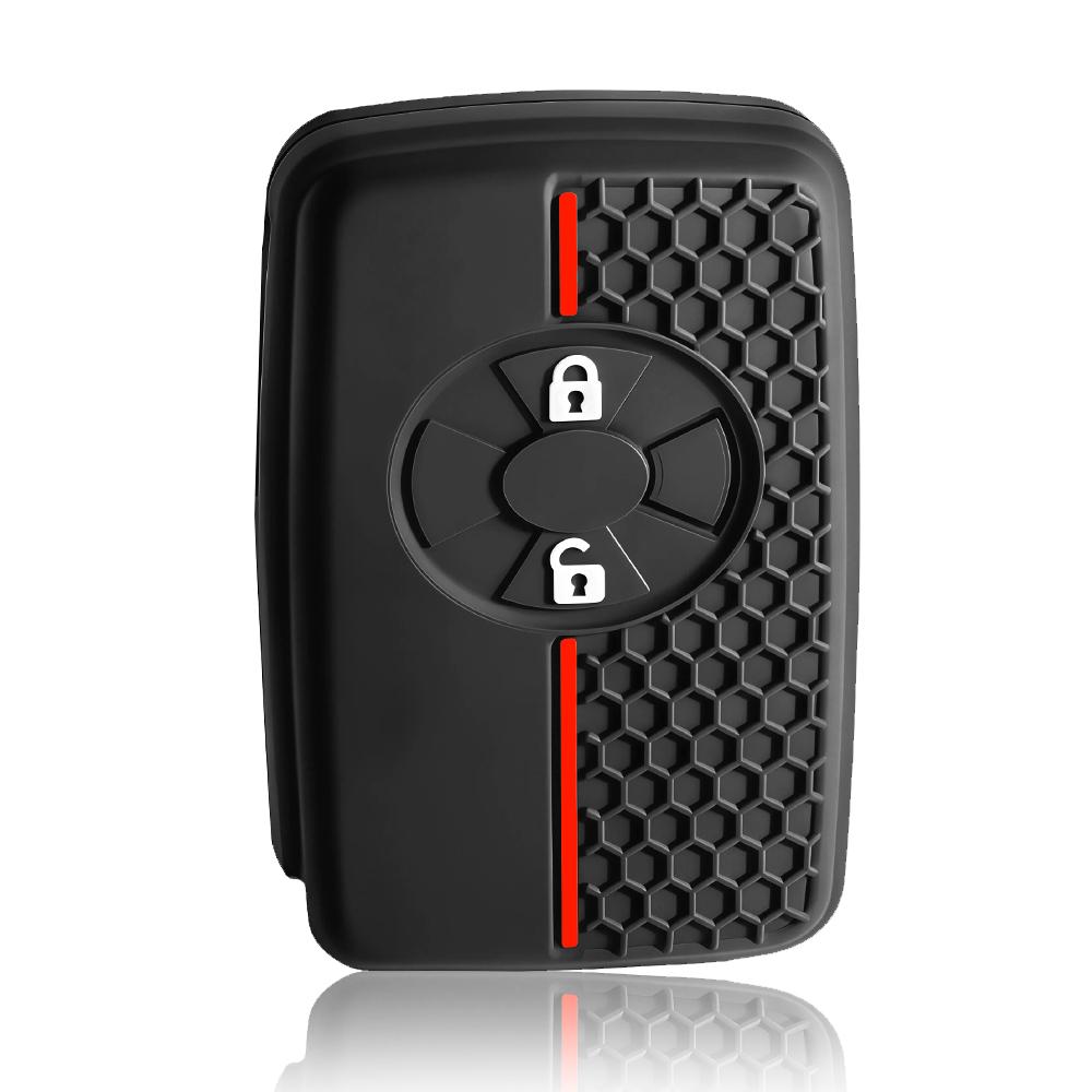 Silicone Car Key Case For Toyota Rav4 2008 Premio Auris Rukus Vanguard Estima Alphard Vellfire Cover Remote Fob Shell Key Holder