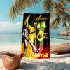 Personalized customized proof beach towel with The Wizard of Oz pattern - soft, absorbent,quick-drying,perfect swimming,camping&bathing