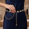 Minimalist Metal Chain Waist Belt Retro Luxury Body Chain Women's Waist Chain  Women’s Daily