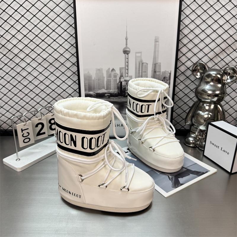 Mao Mao Moon Boots, Ruffian Young, Non-slip and Warm Thick-soled Snow Boots for Women