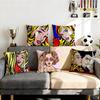 Kunst R-Roy Lichtenstein Damen Tränen Kissenbezug Kissenbezug Set 4 Stück 50X50 45X45 40X40 Kissenbezug Dekorative Sofa Heimdekoration