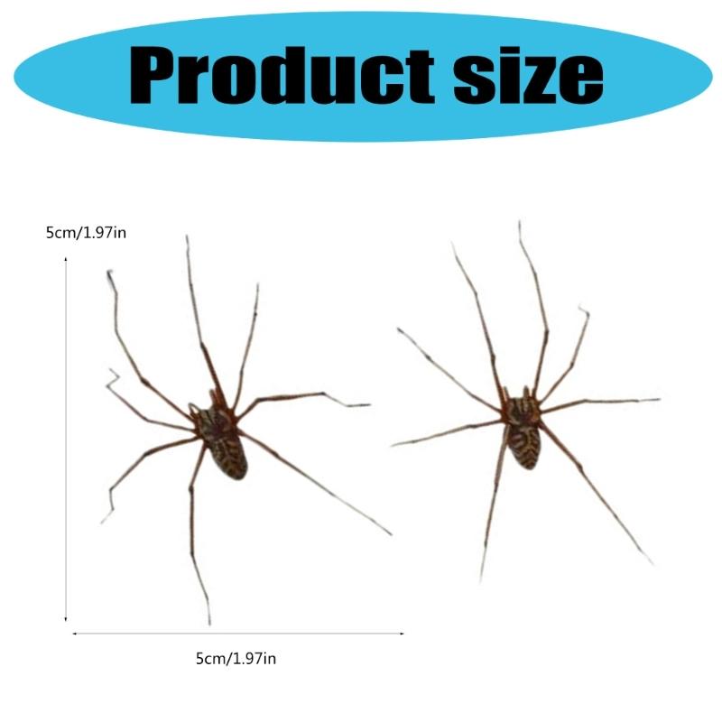 Unique Spiders Earrings Gothic Ear Studs Comfortable Earrings Piercing Ear Jewelry PP Texture for Fashion Individuals