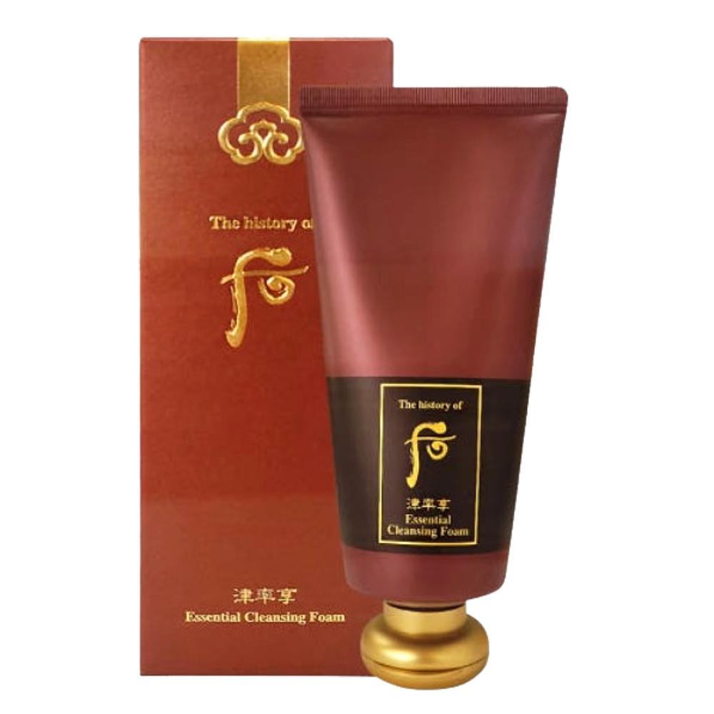 The history of whoo Jinyulhyang Essential Cleansing Foam 180ml Korean Herbal Nourishing & Hydrating Face Wash Gentle Anti-Aging K-Beauty Cleanser