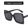 Big Frame Fashion Oversized Sunglasses Women Oversized  Plastic Female Gradient Sun Glasses  UV400 Eyewear