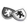 Car Metal Shield Logo Car Body Trunk Fender Badge Sticker Accessorie For Peugeot 206 307 308 3008 207 208 407 508 2008 5008 107