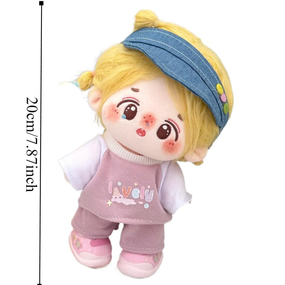 1 Set Peaked Cap 20cm Cotton Doll Clothes Outfit Plush Doll Clothes  Doll Accessories