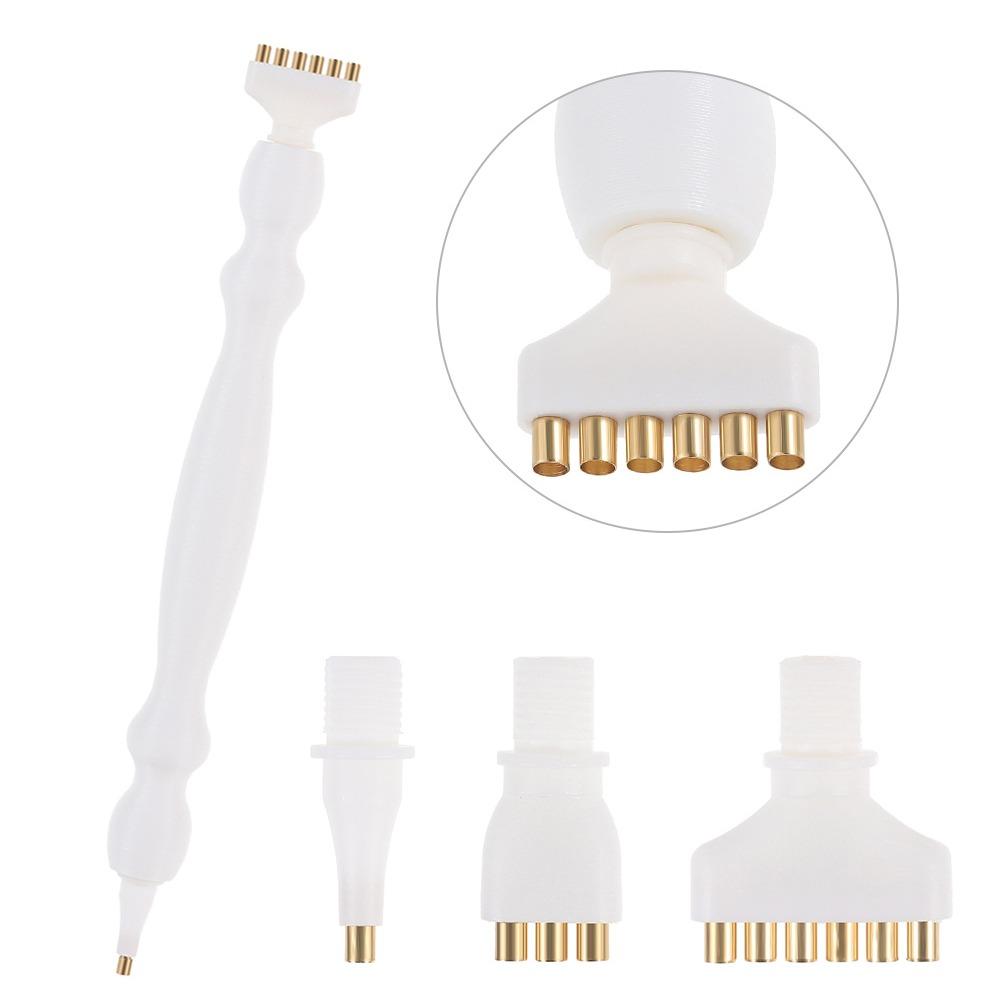 Zapasowe Końcówki do Długopisów Zestaw Długopisów do Malowania Diamentowego 5D DIY Rzemiosło z Wielofunkcyjnymi Plastikowymi Końcówkami Gwintowanymi Długopisy do Wiercenia Punktowego