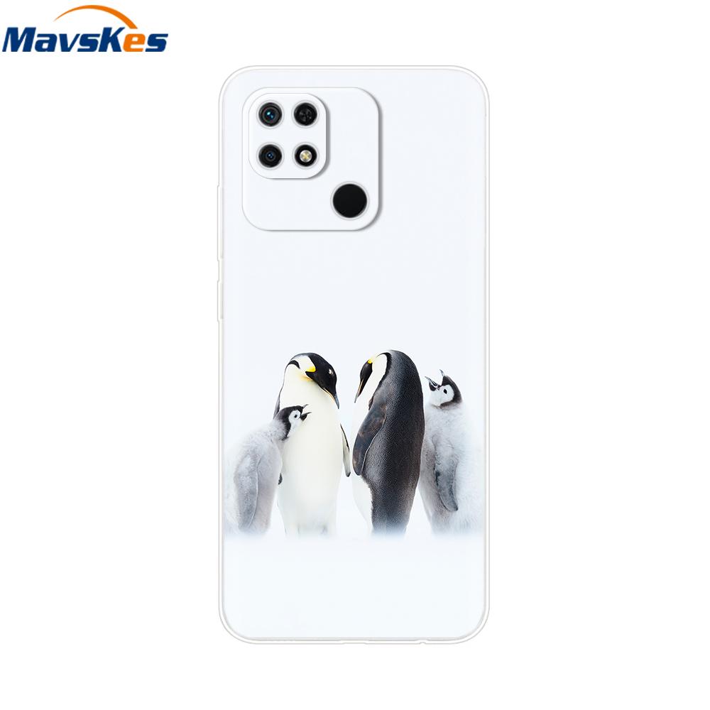 For Redmi 10C Case Clear Heart Flower Soft Silicon Phone Cover For Xiaomi Redmi 10C Coque redmi10C 10 C Fundas Bumper Shockproof