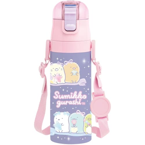 San-X Sumikkogurashi Compact 2-Way Stainless Steel Bottle KA28501 H220 x 70