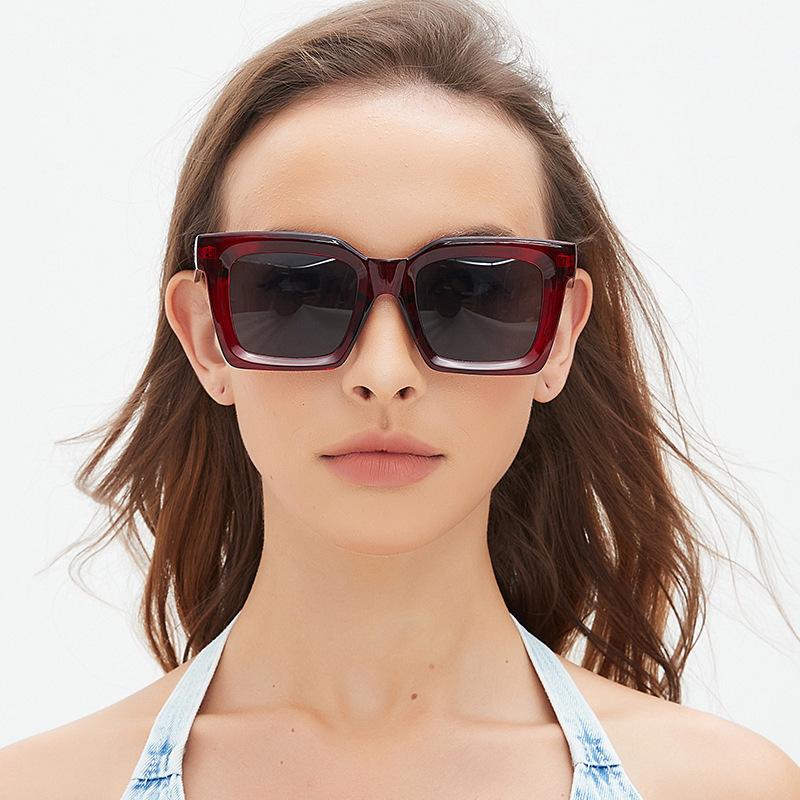 European American Fashion Men's Sunglasses Stylish Square Shape Outdoor Sun Glasses Travelling Fishing Men Glasses