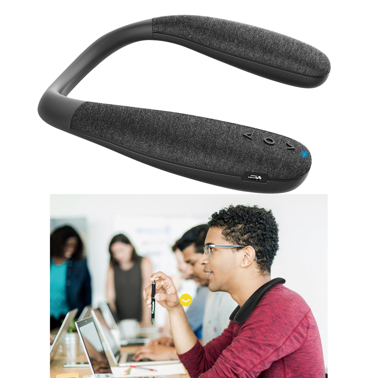 

Bluetooth-динамики для ношения на шее, наушники для музыки, с функцией громкой связи чёрный