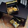 Mini Coin Treasure Chest Doll House Diy Decoration Parts