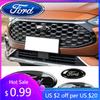 New 2026 Car Sticker Ford 2025 Hot 3Pcs Car Front Hood Rear Emblem Logo Sticker for Ford Mondeo Edge Kuga Focus Hatchback Sedan