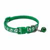 Small Cats Dog Collars With Bell Breakaway Adjustable Dog Puppy Bling Paw Prints