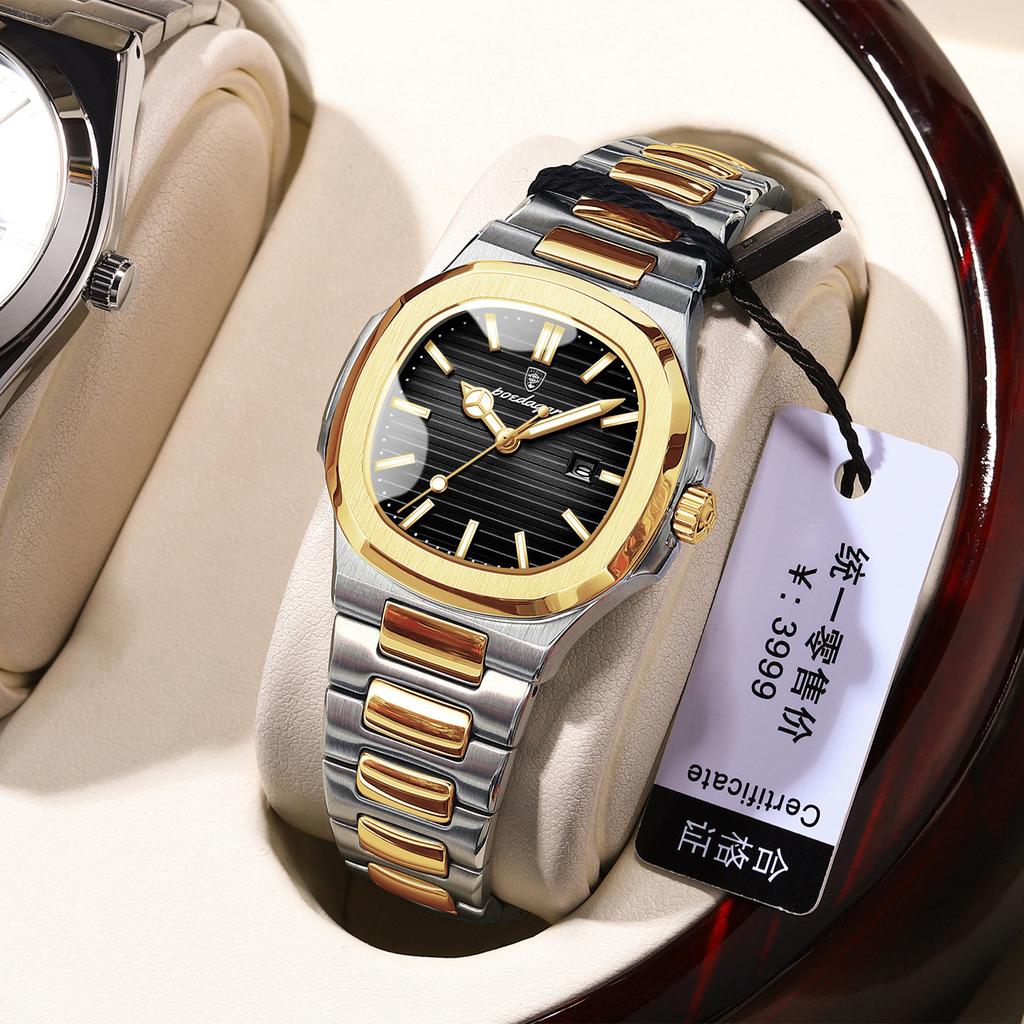 Luxe Dameshorloge Ultra-dun Lichtgevend Kwarts Horloge