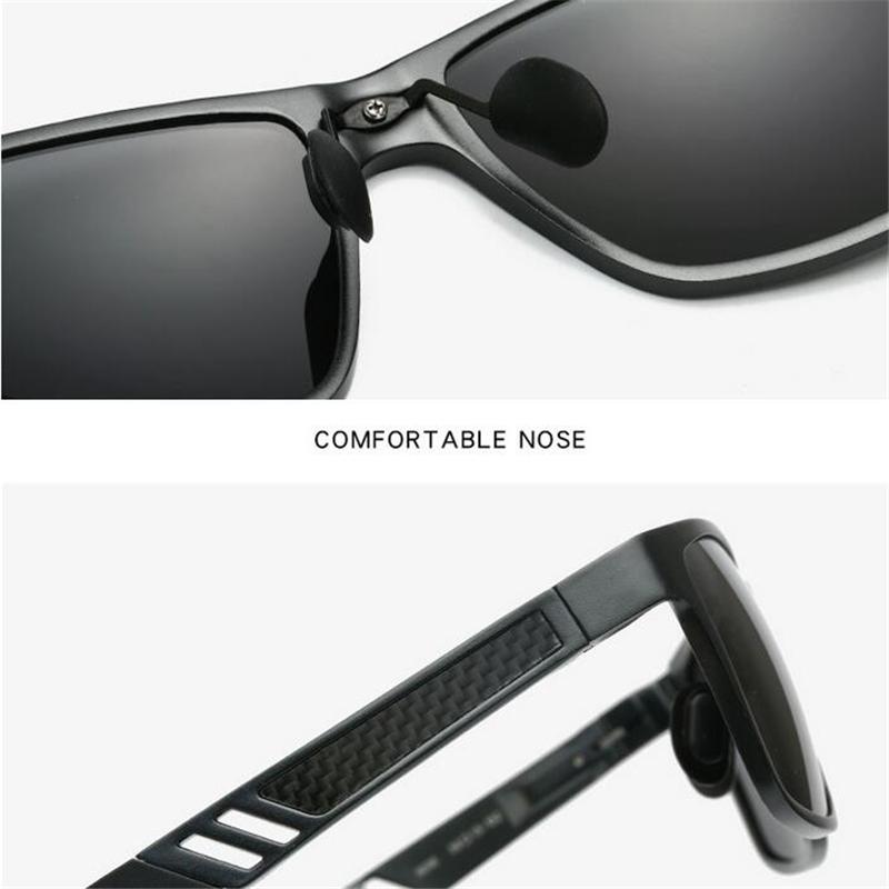 Aluminum Magnesium Nearsighted Sunglasses For Men Sport Pilot Driving Prescription Glasses -0.5 To -6.0