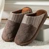 Big Size 48 49 50 Fur Slippers Winter Home Men Shoes Fashion Flat Bedroom Slippers Furry Slides Male Shoes Fur Men's Comfortable