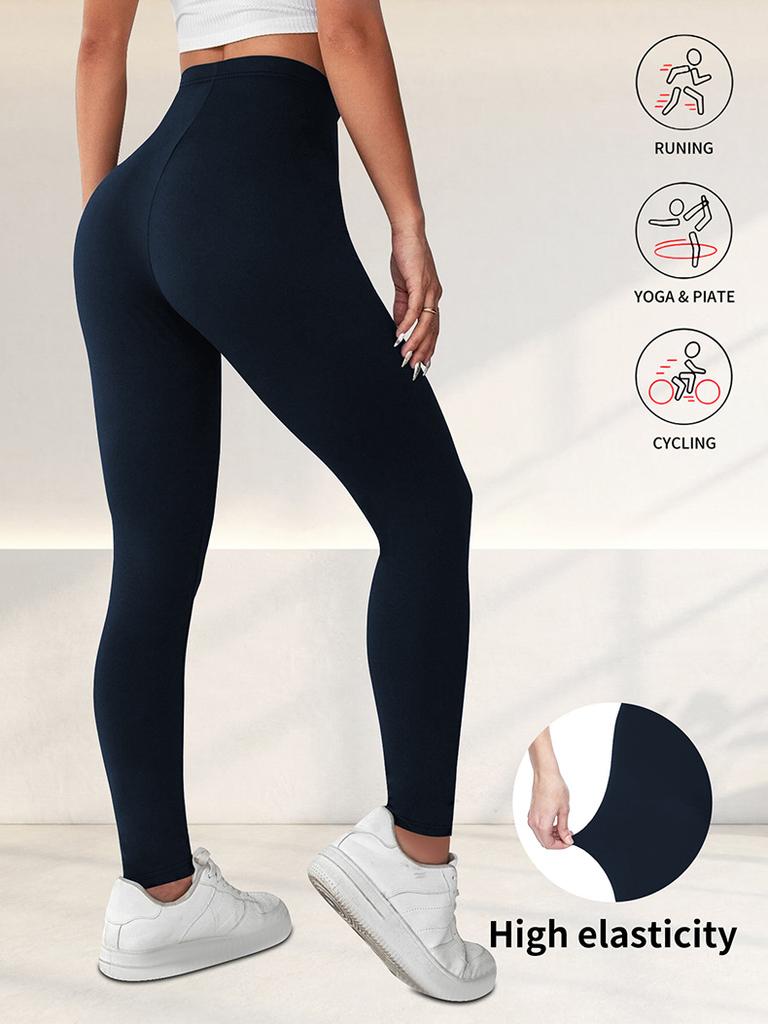 Yoga Pants for Women Fitness Milk Silk Butt-lifting Waist-cinching Sports Leggings 9-inch Leggings