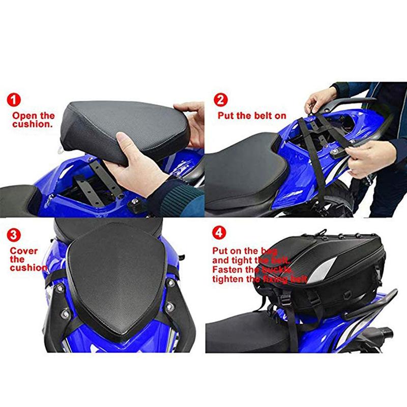 motorcycle backpack tail bolsa