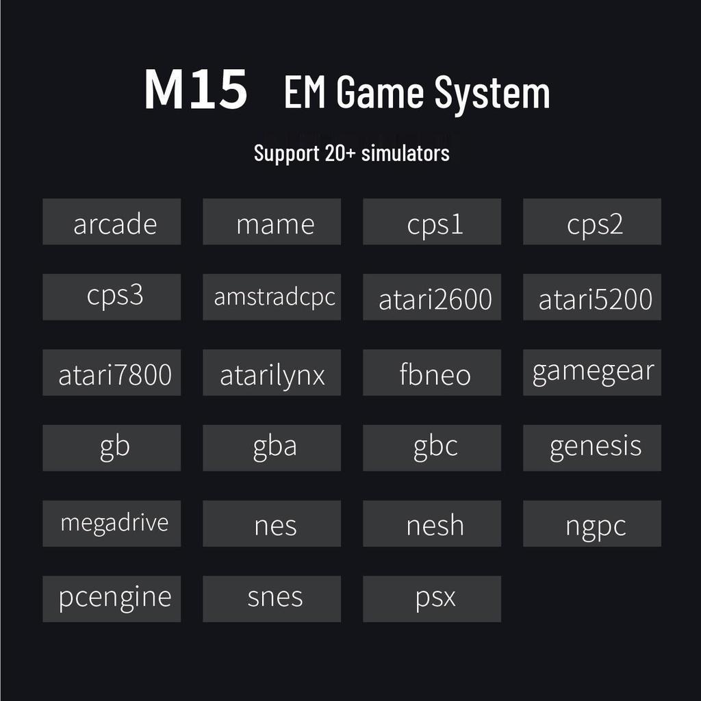 Bezdrátová herní konzole M15 s duálním ovladačem, 20 000 arkádových her, HDMI