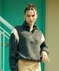 LARTIGENT L6 Colorblock Half Zip Knit(Navy)