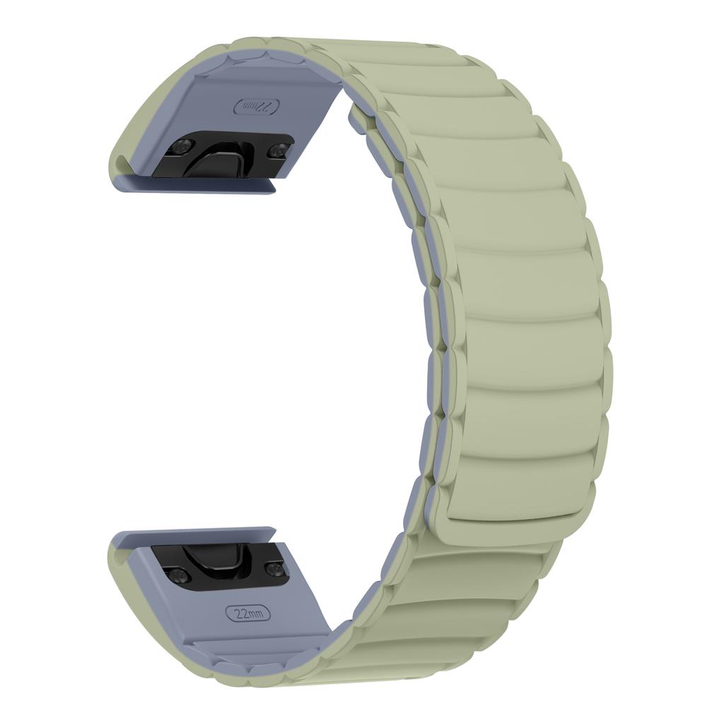 22mm 26mm Watch Band For Garmin Tactix 8 51mm 47mm/Quatix 8 Pro/Instinct 3 2X/D2 Mach 2 1/Fenix Magnetic Silicone Strap Bracelet