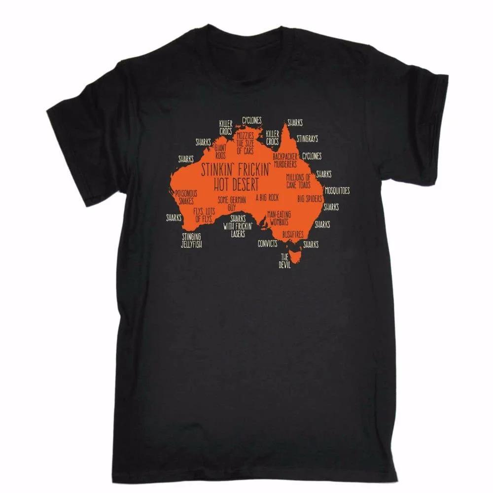 Funny Australia Explained Birthday Gift TShirt Short Sleeve Casual 100 Cotton ONeck Summer Unisexs Tshirt Size S3XL