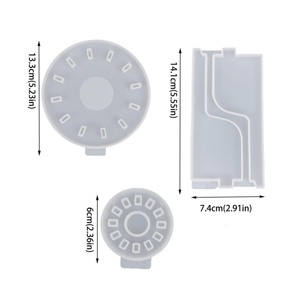 Unique Flower Vases Silicone Mold Creative Silicone Mold for Modern Flower Holder Practical Flower Arrangers Mold