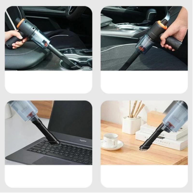 6000PA Wireless Car Vacuum Cleaner Strong Suction Portable Vacuum Cleaner Cordless Handheld Powerful Vacuum Cleaner for Home