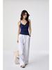 Damen Sommer Tencel Lyocell V-Ausschnitt Camisole - 260g Ärmelloses Rückenfreies Oberteil im Sanften Stil