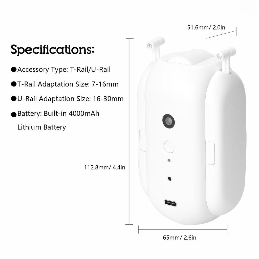 1pc/2pcs Smart Curtain Motor BT Voice Control Switch Electric Curtain Robot APP Control Timer Curtain Motor