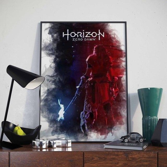 Japanese Anime Horizon Zero Dawn Picture Art Decoration Home Decoration Oil Painting