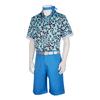 2023 Ken Blue Barbie Movie Cosplay Costume Set for Halloween