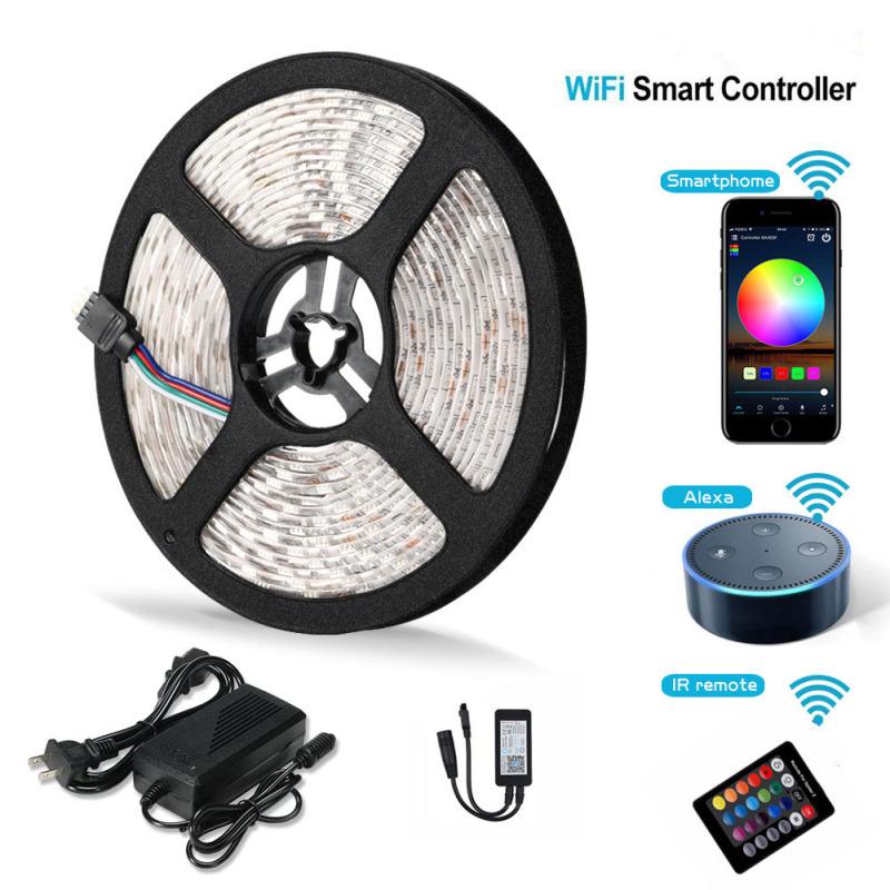 

10-метровый 300-метровый светодиодный пояс с Wi-Fi, набор поясов с RGB-красочным управлением для скачек, умным приложением