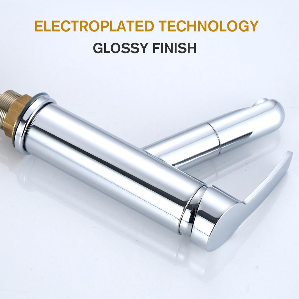 360° Výsuvná Sprcha Umyvadlová Baterie Koupelnová Kuchyňská Umyvadlová Baterie Jednopáková Teplá a Studená Voda Kohoutek Montáž na Desku Baterie Nové