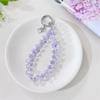 Detachable Crystal Bead Pendant Glitter Wrist Crystal Chain Stylish Bag Pendant  for Women Girls