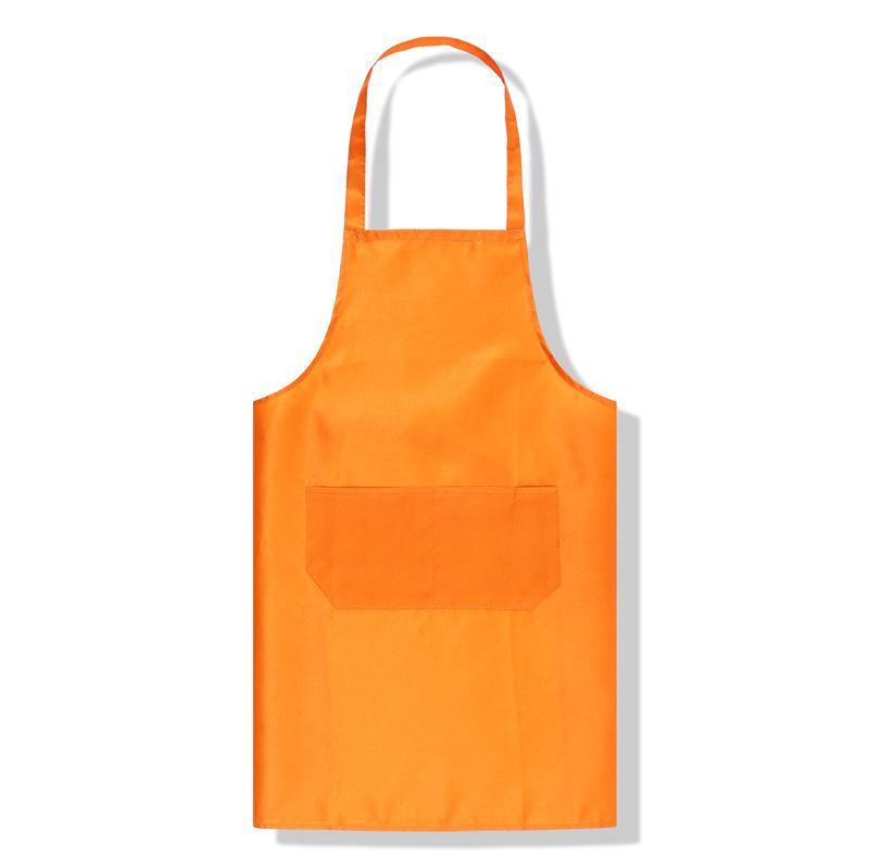 Sichuan Coffee Color 200g Waterproof Polyester Kitchen Apron with Single Shoulder Neck Strap (CFWQ10)